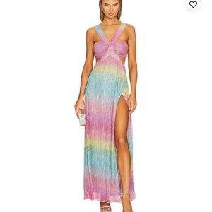 XS Saylor Meadow Maxi Dress in Multi